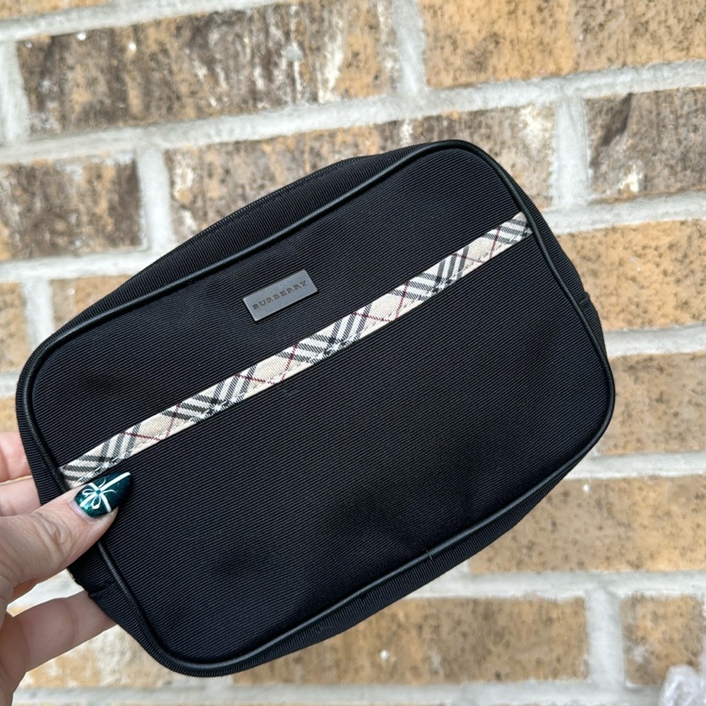 Burberry Nylon Cosmetic authentic bag